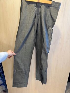 BCBGMaxAzria Women’s Gray Dress Pants - Tailored Straight Leg